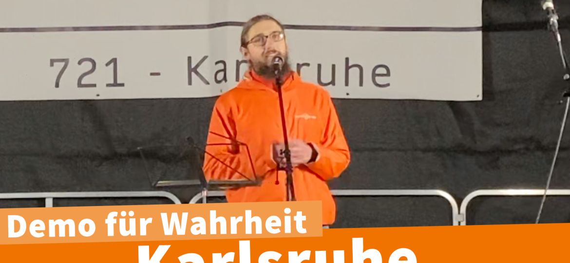 Demo für Wahrheit Karlsruhe